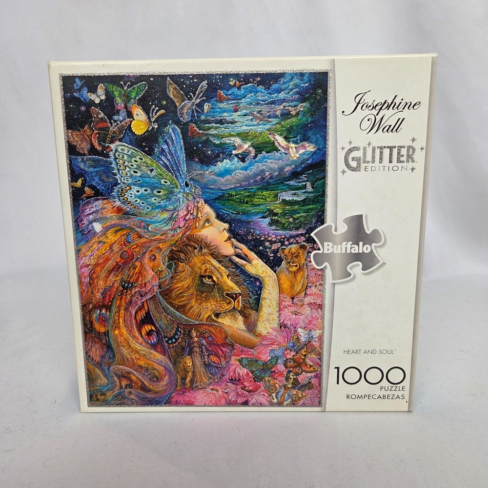 New‎ Sealed Buffalo Josephine Wall "Heart and Soul" Glitter 1000Pc Jigsaw Puzzle